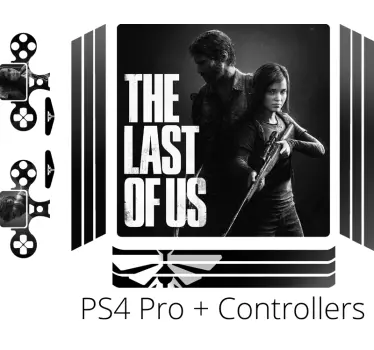 Vinilo gamer para PS4 The Last Of Us videojuego - TenVinilo