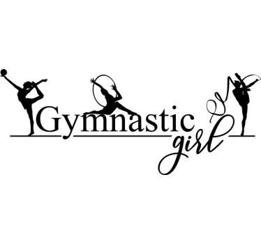 Vinilo decorativo Gimnasia artística - TenVinilo