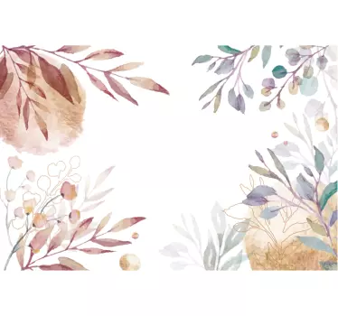 Vinilo para muebles floral vintage - TenVinilo