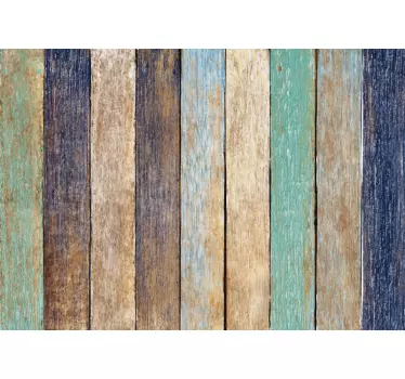 vinilo para muebles de madera de verano colorido - TenVinilo