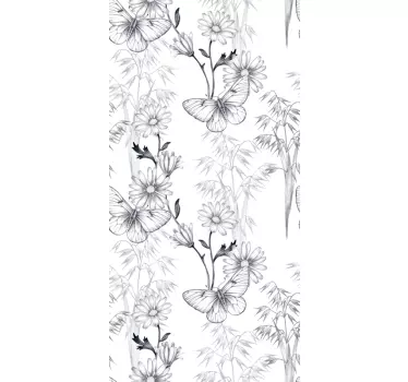 Vinilo para ventanas con flores - TenVinilo