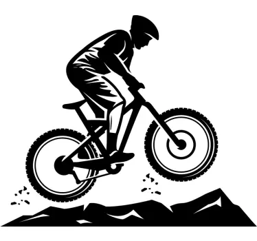 Vinilo decorativo de bicicleta de montaña - TenVinilo