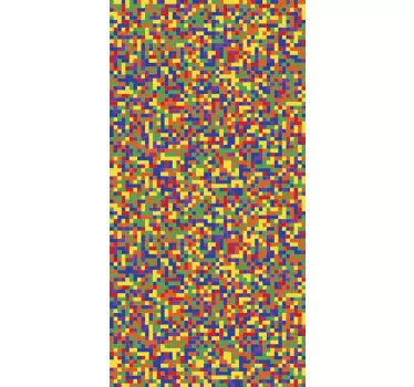 Vinilo adhesivo para heladera patrón mosaico  - TenVinilo