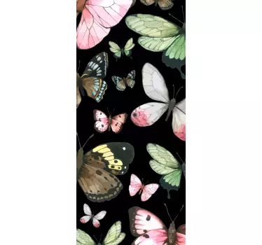 Vinilo decorativo de mariposas realistas - TenVinilo