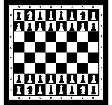 Vinilo decorativo de trablero de ajedrez - TenVinilo