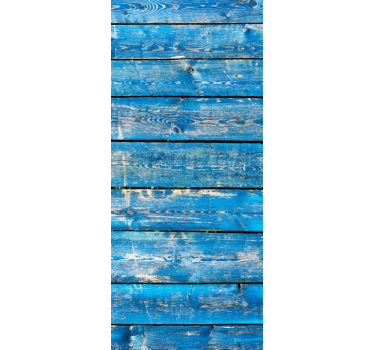 Vinilo para refrigerador textura de madera azul - TenVinilo