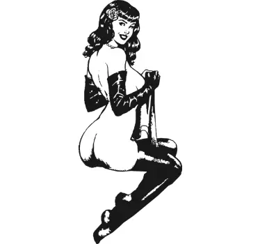 Vinilo decorativo pinup - TenVinilo
