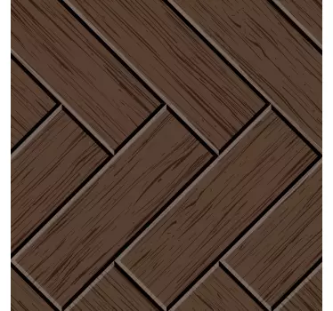 Vinilo suelo de tablones de madera en zigzag - TenVinilo