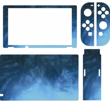 Pegatina nintendo diseño cósmico elegante para switch - TenVinilo