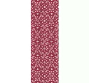 Lámina adhesiva para nevera flores paisley - TenVinilo