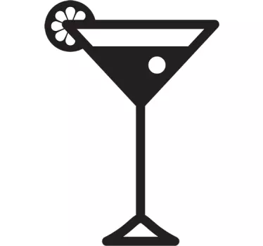 Vinilo icono bebida cocktail - TenVinilo