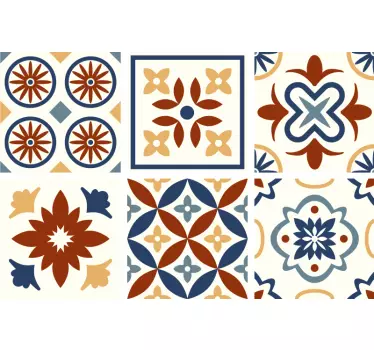 Azulejos vinílicos baldosas cemento Santioni - TenVinilo