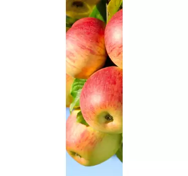 Vinilo decorativo manzanas en árbol - TenVinilo