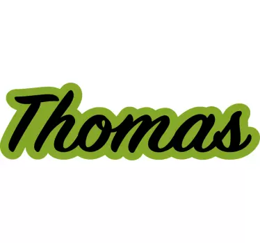 Pegatina personalizada bici con fondo verde - TenVinilo