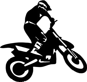 Vinilo decorativo motocross - TenVinilo