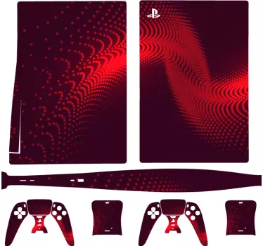 Vinilo PS5 Ps4 explosión roja - TenVinilo