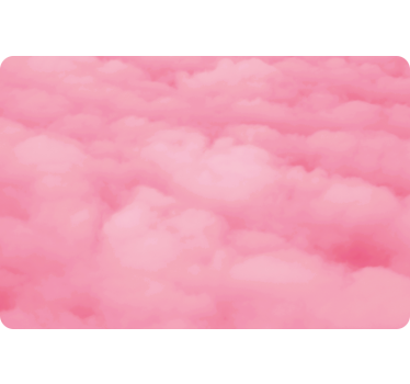 Vinilo para portátil nubes rosa suave - TenVinilo