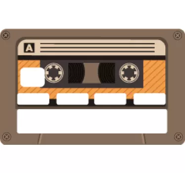 Sticker para tarjeta cassette retro - TenVinilo
