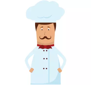 Vinilo decorativo profesión cocinero - TenVinilo