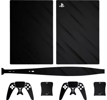 Skin ps4 accesorio de juego negro - TenVinilo