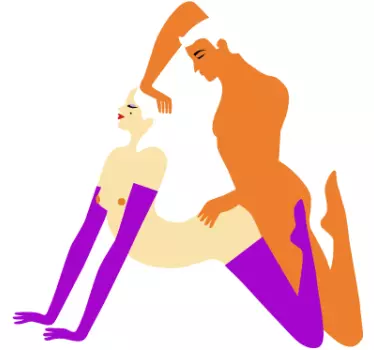 Adhesivo decorativo ilustración orgasmo - TenVinilo