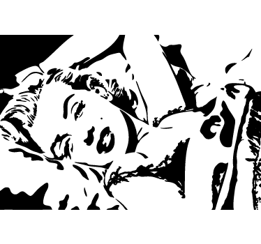 Vinilo decorativo Marilyn sensual - TenVinilo