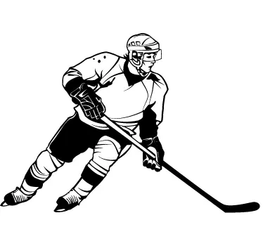 Vinilo decorativo hockey stick - TenVinilo