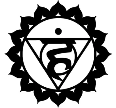 Vinilo decorativo chakra visuddha - TenVinilo