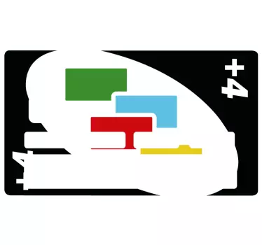 Sticker para tarjeta creación de tarjetas vibrantes - TenVinilo
