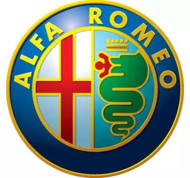 Adhesivo emblema Alfa Romeo - TenVinilo
