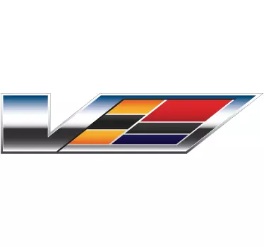Vinilo coche logotipo Cadillac V series - TenVinilo