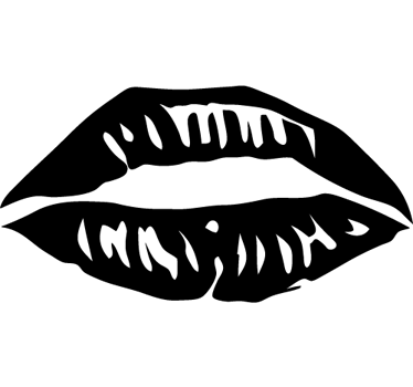 Adhesivo labios sintetizados - TenVinilo