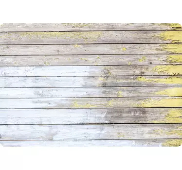 Vinilo para portátil acabado de madera rústica - TenVinilo