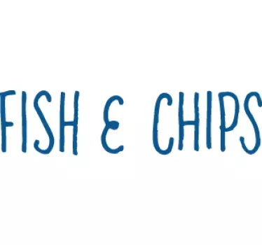 Vinilo decorativo fish and chips - TenVinilo