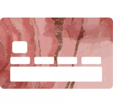 Sticker para tarjeta diseño elegante - TenVinilo