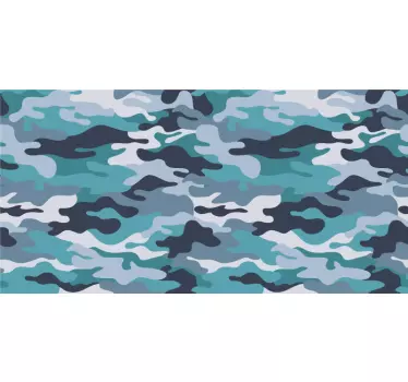 Calca para bicicleta diseño de patrón camuflaje - TenVinilo