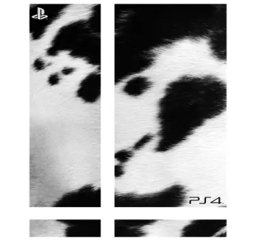 Vinilo para PS4 piel de vaca - TenVinilo