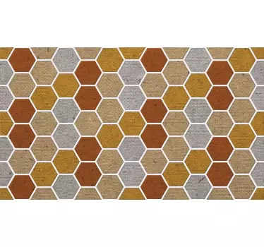 Pegatina para portátiles Textura de panal - TenVinilo