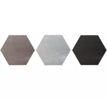 Pegatina para suelo baldosas gráficas hexagonales - TenVinilo
