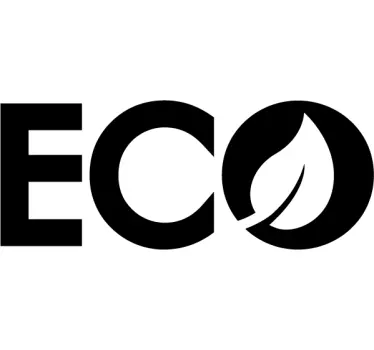 Pegatina para coche eCO - Ecología - TenVinilo