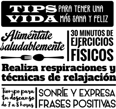 Vinilo superación personal tips para una vida feliz - TenVinilo