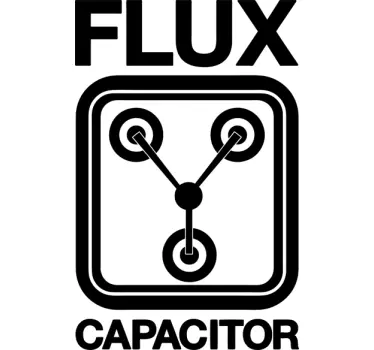Pegatina icono condensador de fluzo - TenVinilo