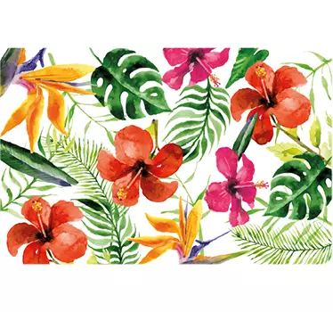 Pegatinas portátil monstera deliciosa - TenVinilo