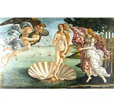 Pegatinas portátil Venus Botticelli - TenVinilo