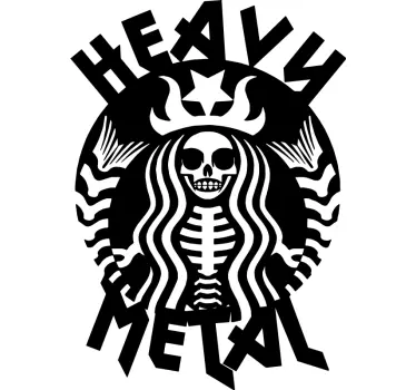 Vinilo coche estilo heavy metal - TenVinilo
