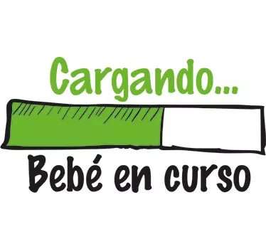 Vinilo bebé en curso - TenVinilo