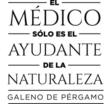 Vinilo cita medicina Galeno - TenVinilo