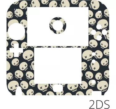 Vinilo ornamental calaveras nintendo - TenVinilo