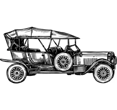 Pegatina motor ford t 1908 - TenVinilo
