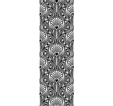 Vinilo mampara ducha decorativo Art Nouveau - TenVinilo